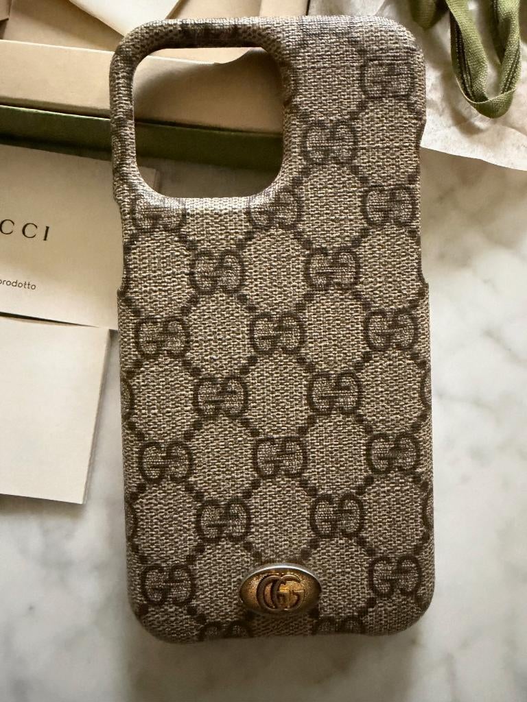 Gucci Phone case, Ophalen, IPhone 14, Nieuw, Hoesje of Tasje