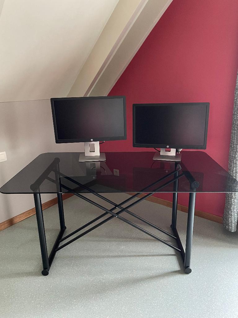 bureau, Vintage, Ophalen, Gebruikt, Glas