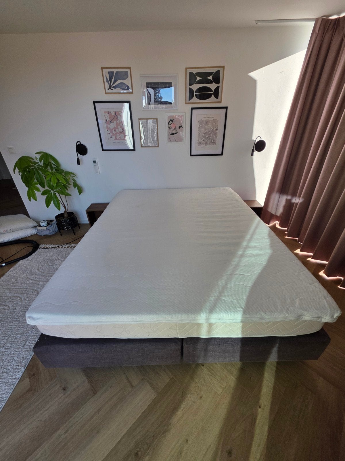 topper 160x200, Ophalen, Gebruikt, Tweepersoons, 200 cm