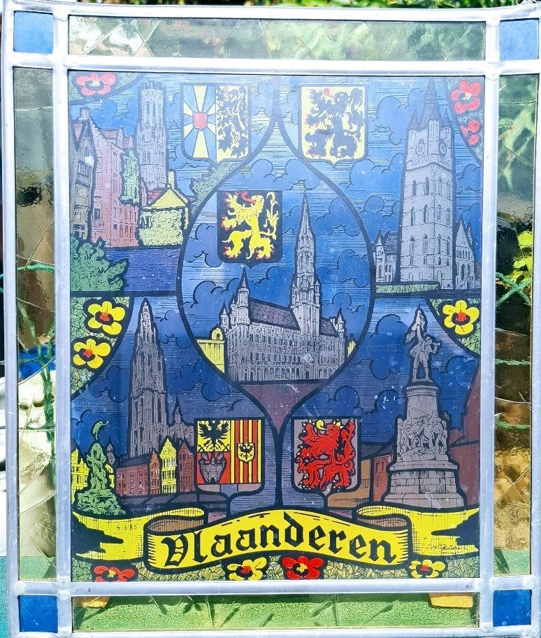 Glasraam Vlaanderen 4-3- 1985, Ophalen of Verzenden