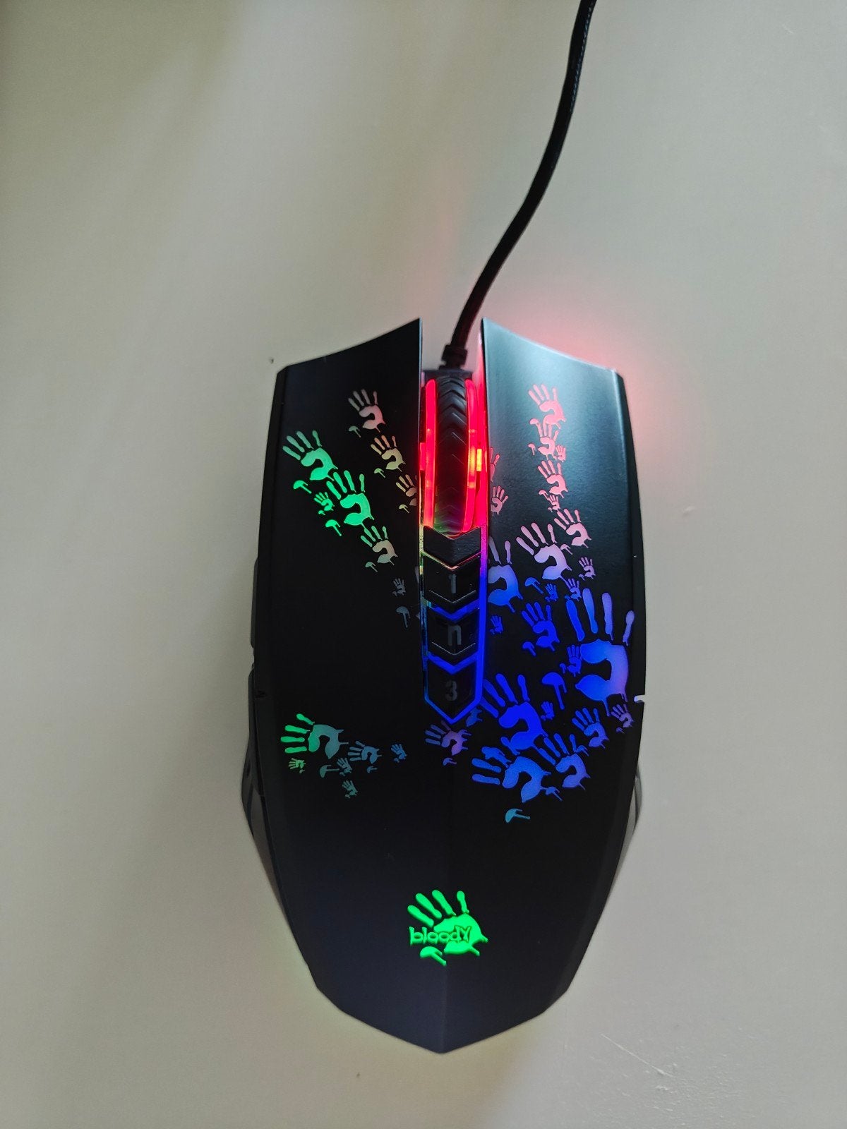 A4Tech Bloody A60 draadloze gamingmuis, ZO GOED ALS NIEUW, Computers en Software, Muizen, Zo goed als nieuw, Muis, Rechtshandig