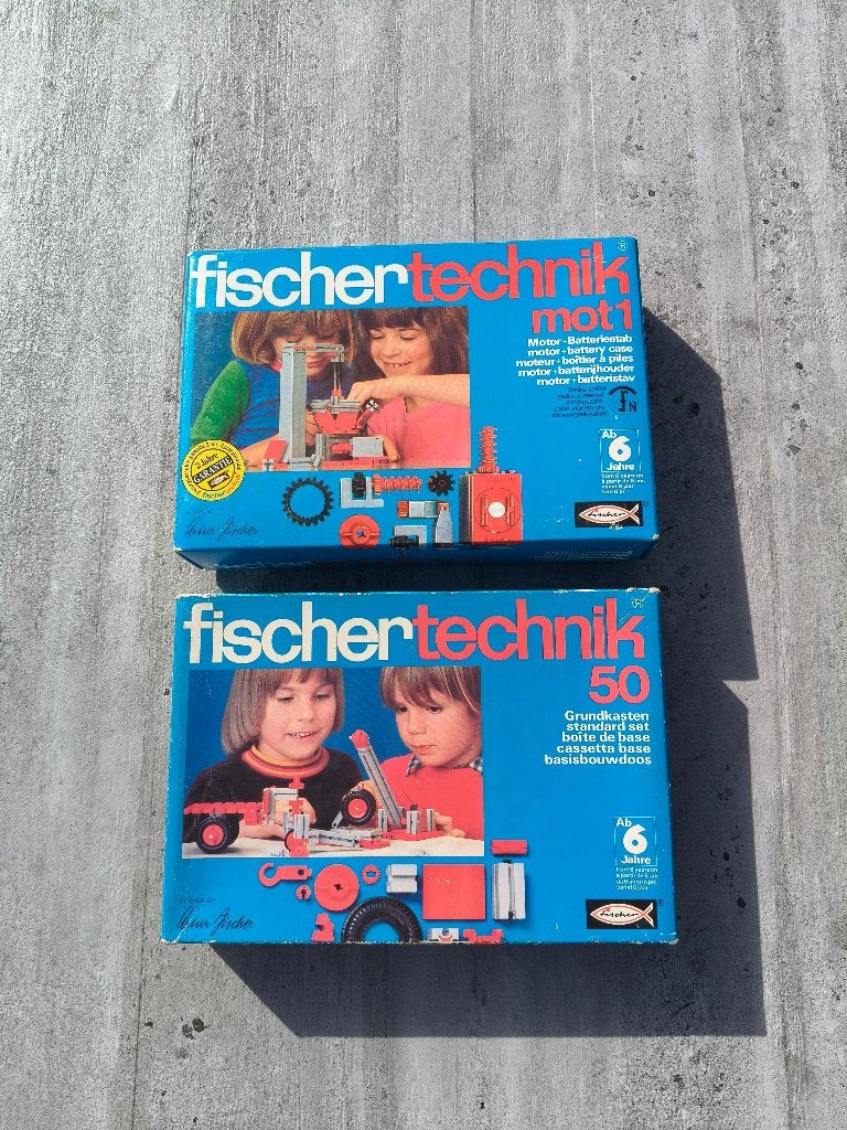 vintage Fischertechnik 50 + Mot1 / prachtige staat, Ophalen of Verzenden