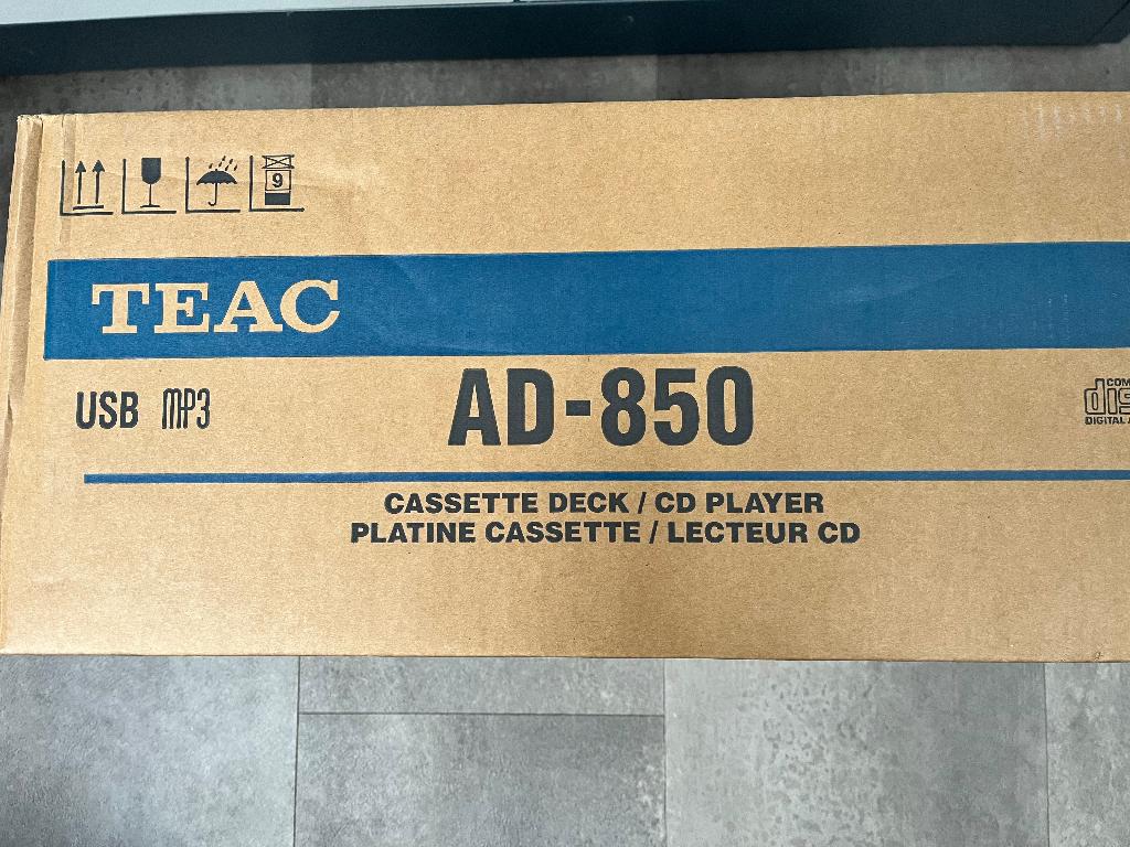 TEAC AD-850 cassettedeck CD-speler combi nieuw in doos, Ophalen of Verzenden, Enkel, Overige merken