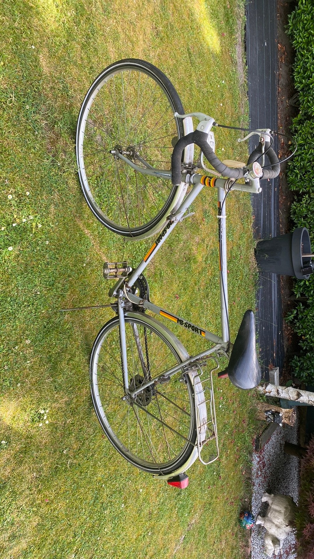 Oude koersfiets, Enlèvement