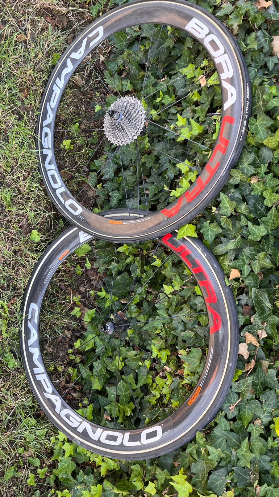 Campagnolo bora ultra tubevelgen velgremmen, Ophalen of Verzenden, Gebruikt
