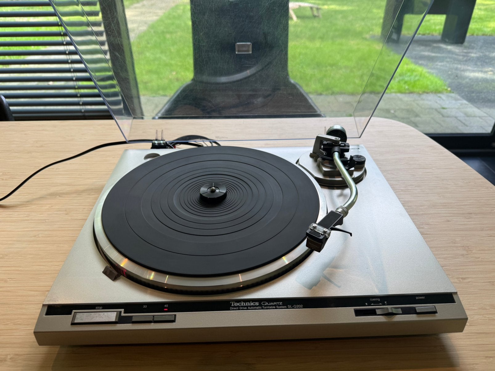 Technics SL-Q202 Direct Drive Automatische Platenspeler, Audio, Tv en Foto, Ophalen of Verzenden, Zo goed als nieuw, Platenspeler