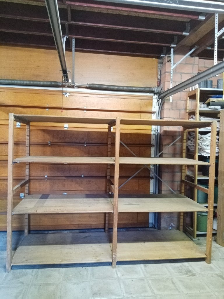 Houten stellingen bruynzeel , 2.40m, Ophalen