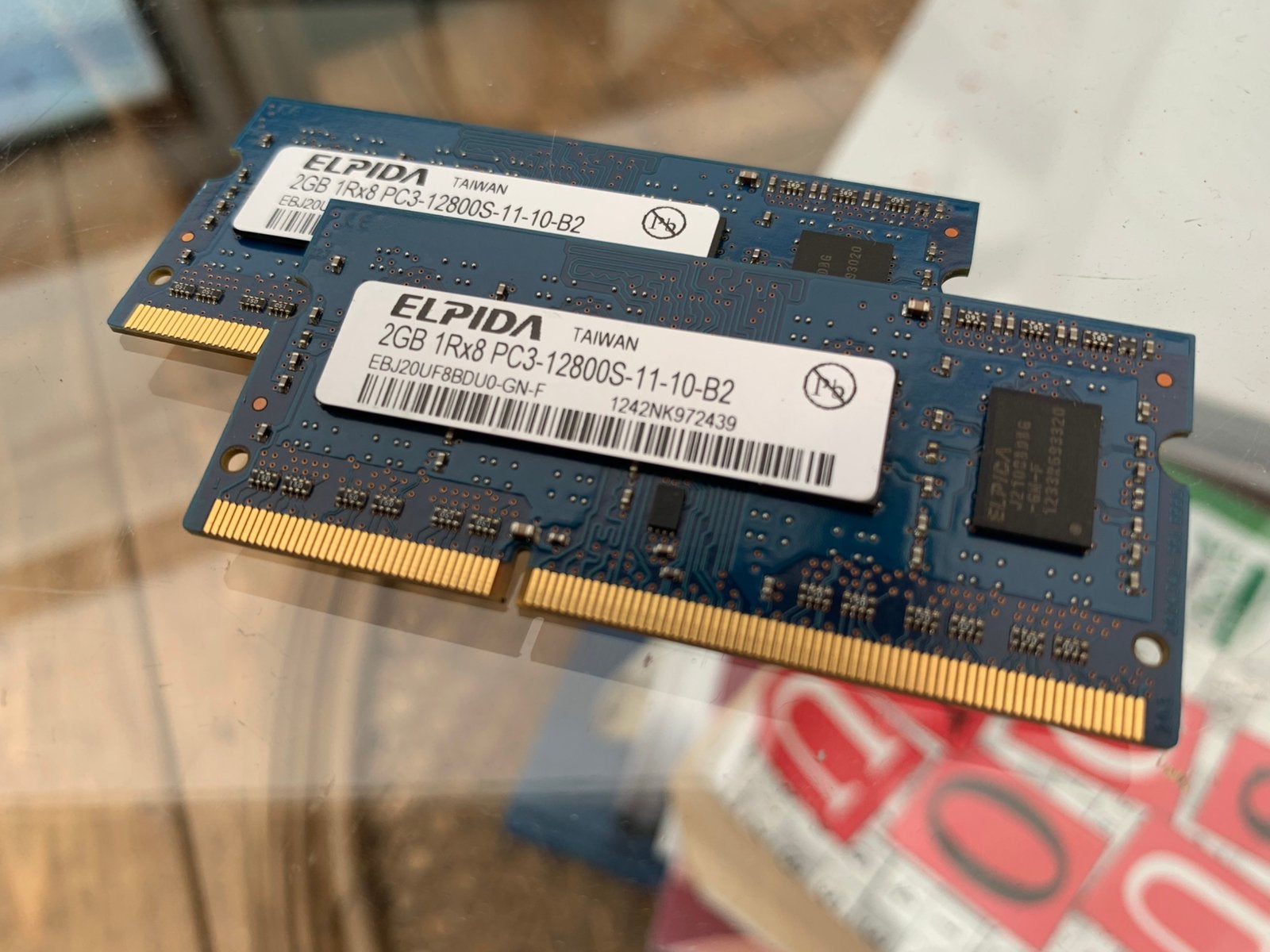 4GB kit DDR3 SODIMM 1Rx8 PC3-12800S, Computers en Software, RAM geheugen, Verzenden, Zo goed als nieuw, DDR3, Laptop