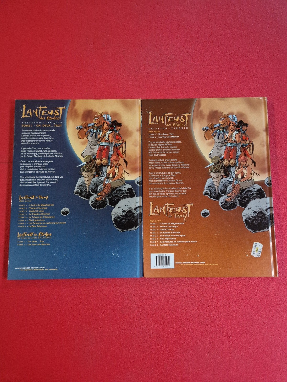 lot de 2 bd lanfeust des étoiles 1 et 2, Livres, Enlèvement ou Envoi