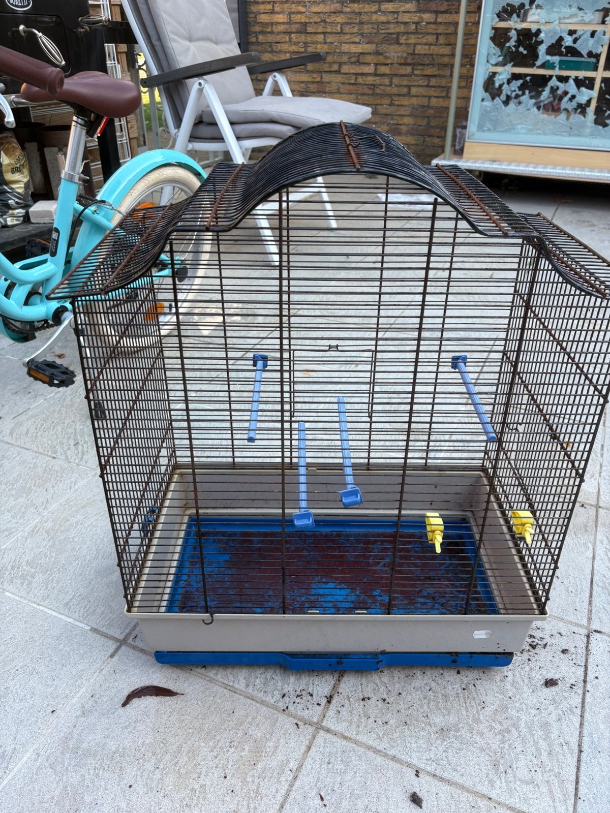Vogelkooi, Enlèvement, Utilisé, Cage à oiseaux