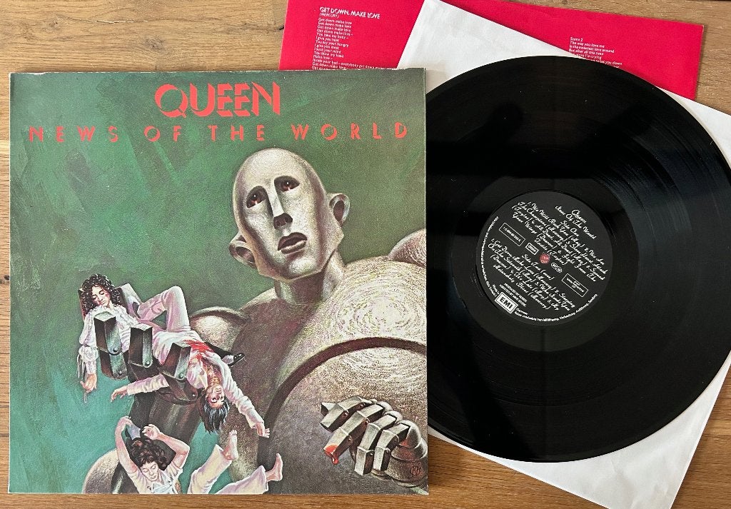 QUEEN - News of the world ( LP; NMINT/EX ), Comme neuf, Rock classique, LP, 12 pouces