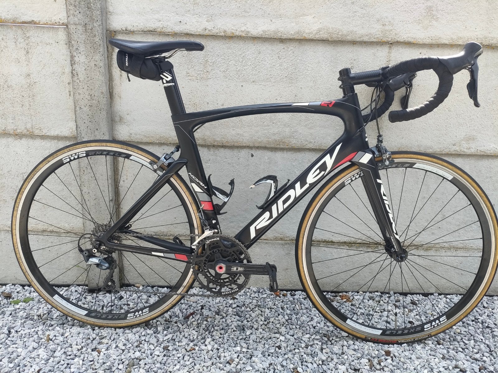 Ridley Noah Ultegra 2017 + Garmin toebehoren, Fietsen en Brommers, 28 inch, Carbon, Zo goed als nieuw, Meer dan 20 versnellingen