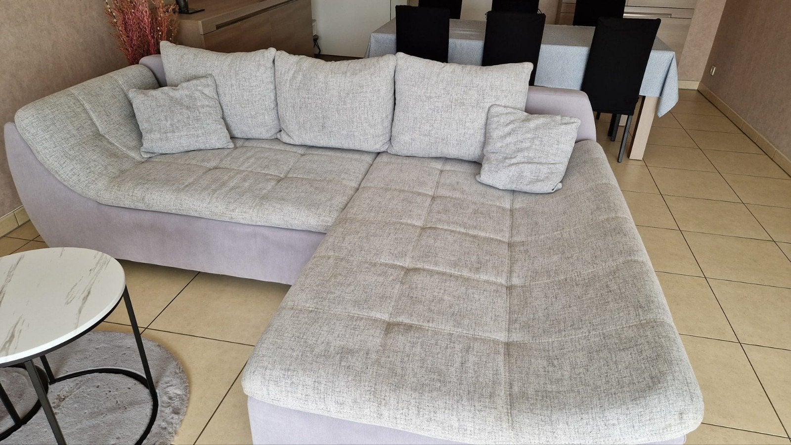hoekbank met lounch, Ophalen, 150 tot 200 cm, Hoekbank, Driepersoons