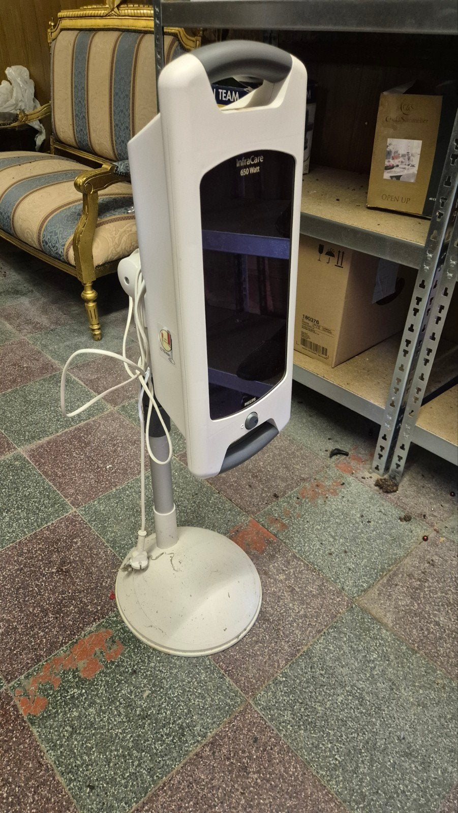 Infraroodlamp Philips, Elektronische apparatuur, Ophalen