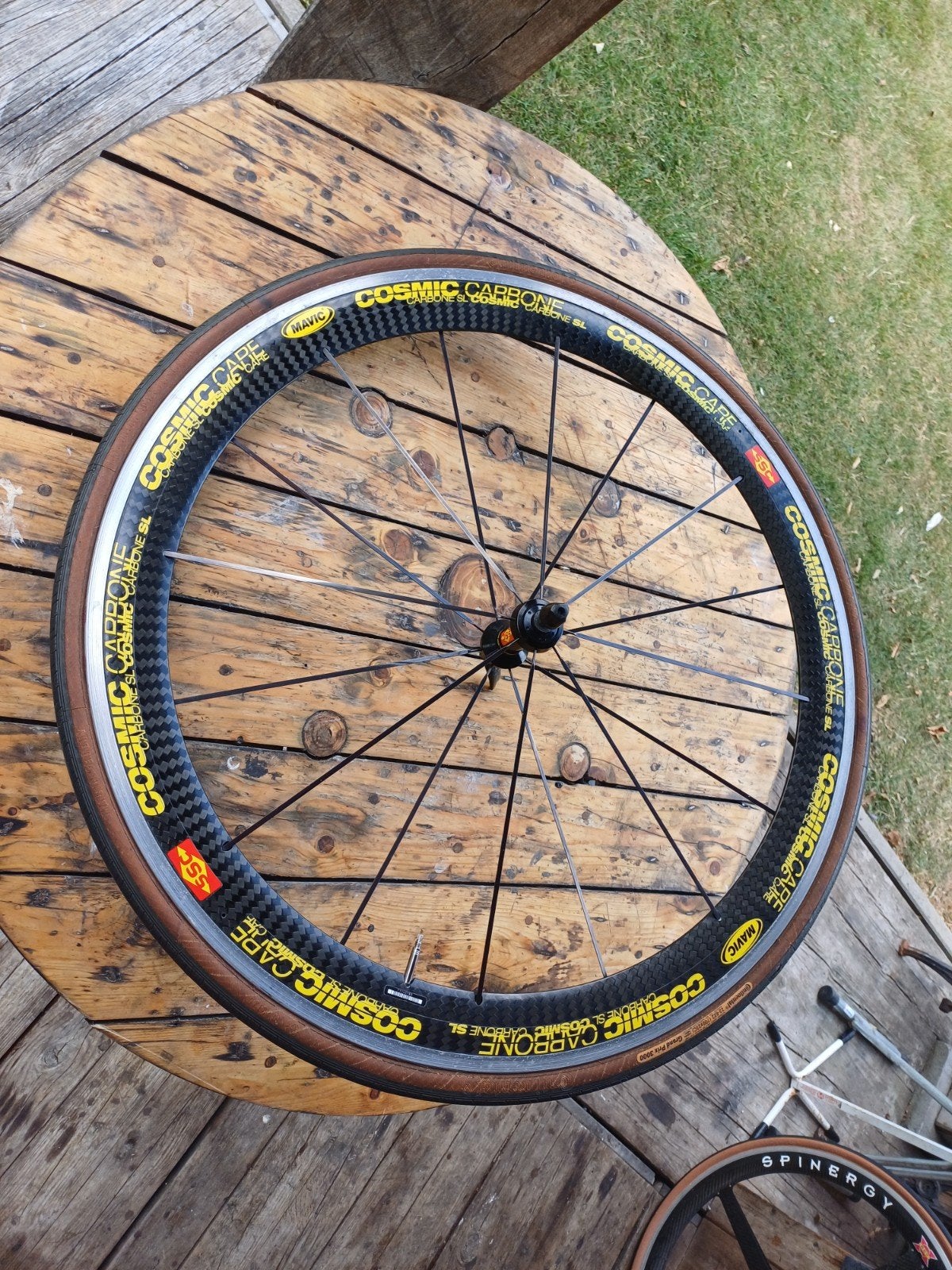Roue avant en carbone Mavic Cosmos, Enlèvement ou Envoi, Carbone