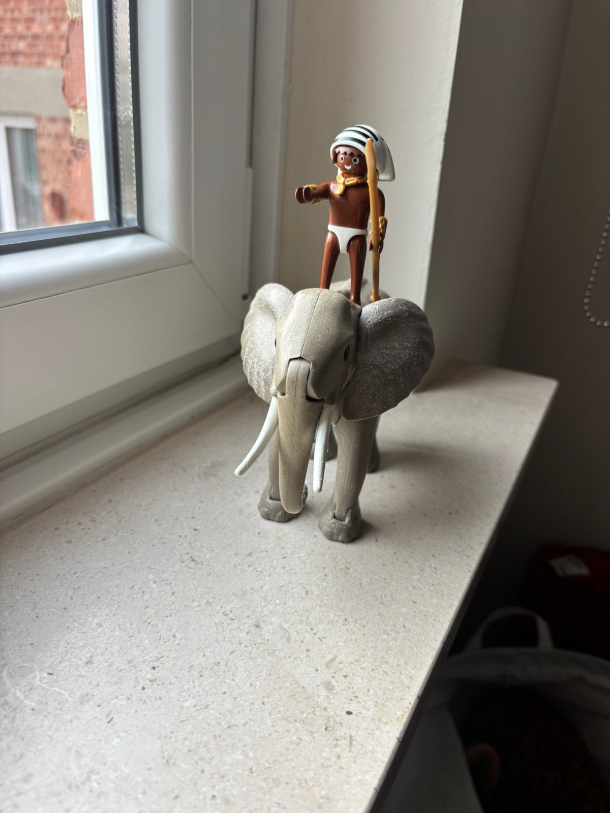 Playmobil Nubian serie 10 met olifant. In de staat, Ophalen of Verzenden, Gebruikt