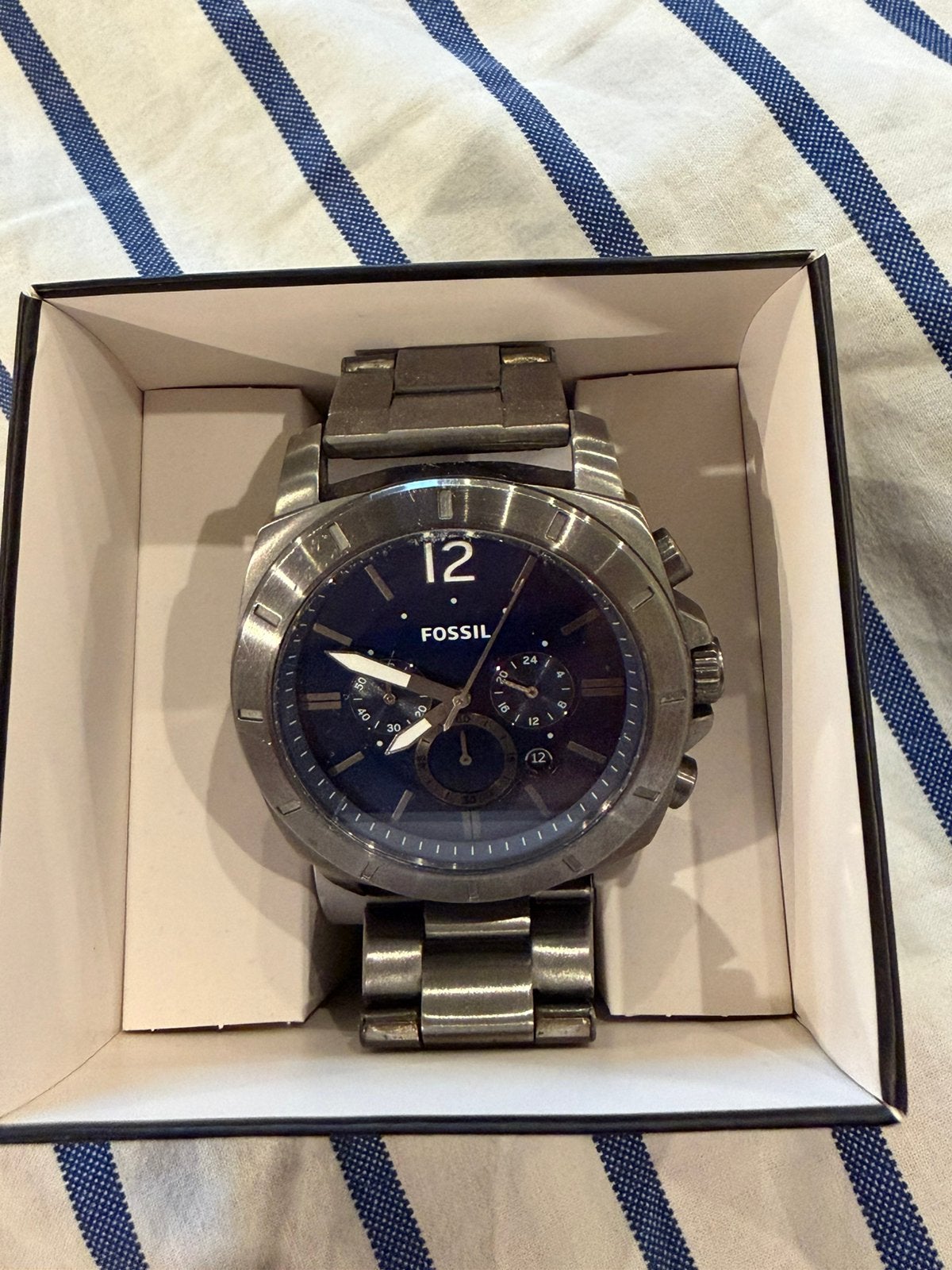 fossil horloge, Bijoux, Sacs & Beauté, Montres | Hommes, Montre-bracelet, Autres marques, Enlèvement, Utilisé