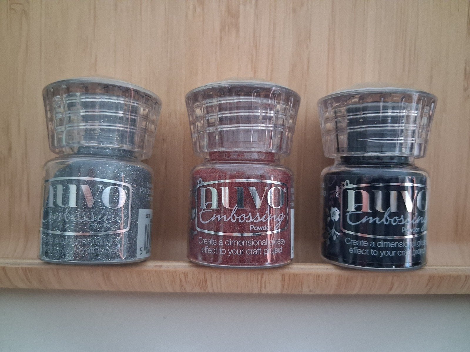 NIEUW !! Nuvo Embossing Powder, Enlèvement