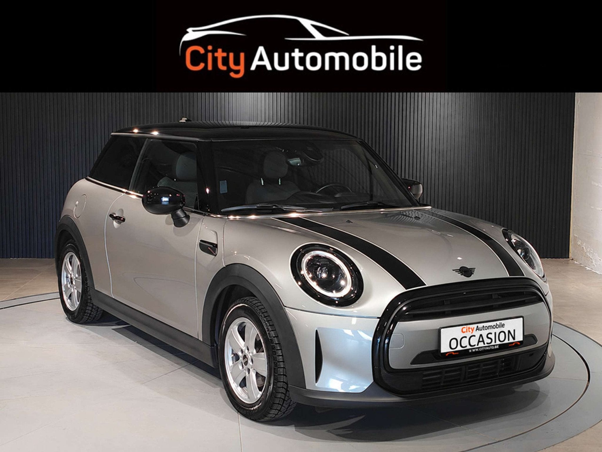 MINI Cooper 1.5 BOITE AUTO CARPLAY BLUETOOTH GPS CLIM LED, Auto's, 4 zetels, Gebruikt, Zwart, 136 pk