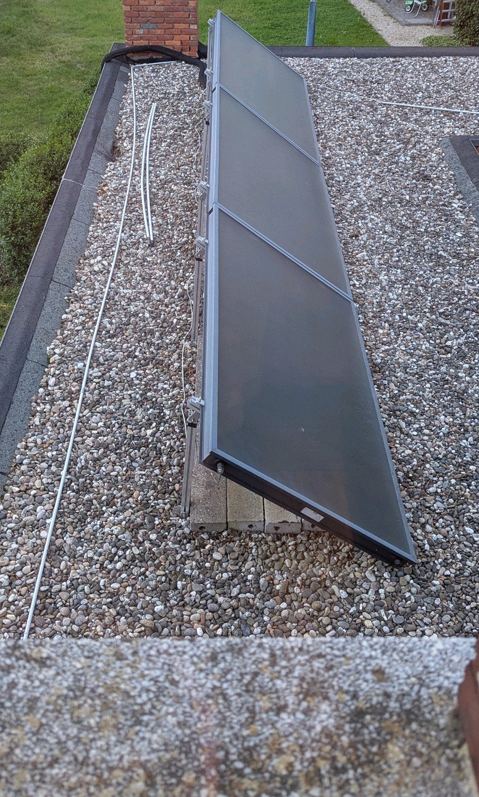 Tison zonnecollector, Bricolage & Construction, Panneaux solaires & Accessoires, Enlèvement, Utilisé, Collecteur