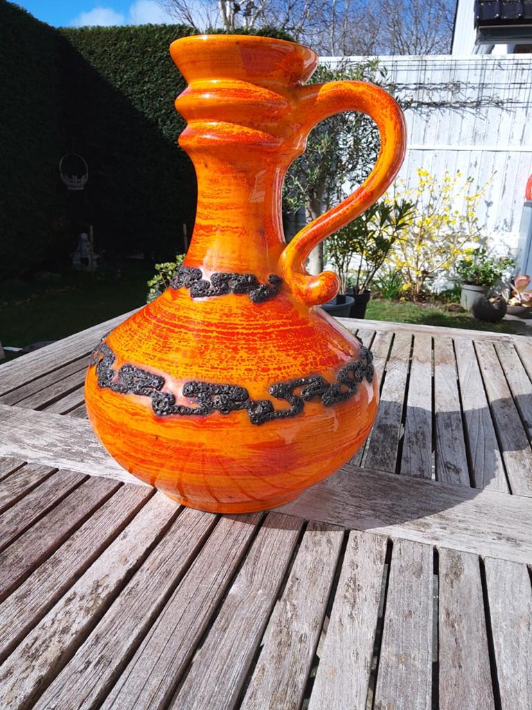 Fat lava vaas, Antiek en Kunst, Ophalen