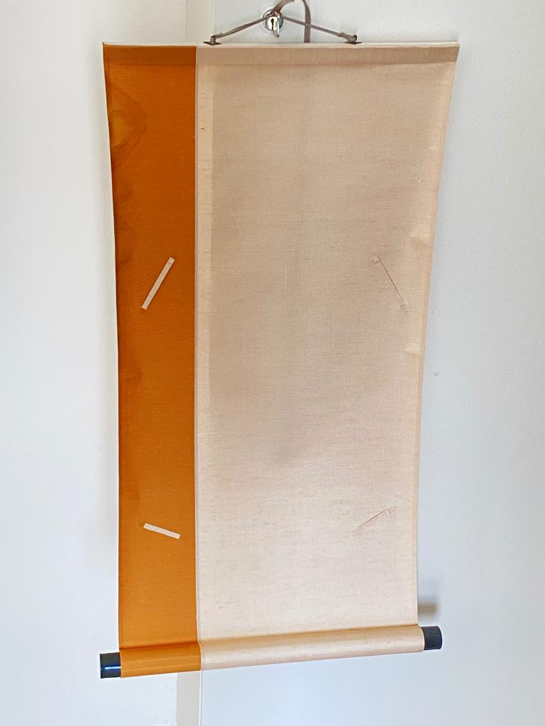 Rouleau en tissu Japonais :mural, Neuf, Enlèvement ou Envoi, Moins de 100 cm, Beige