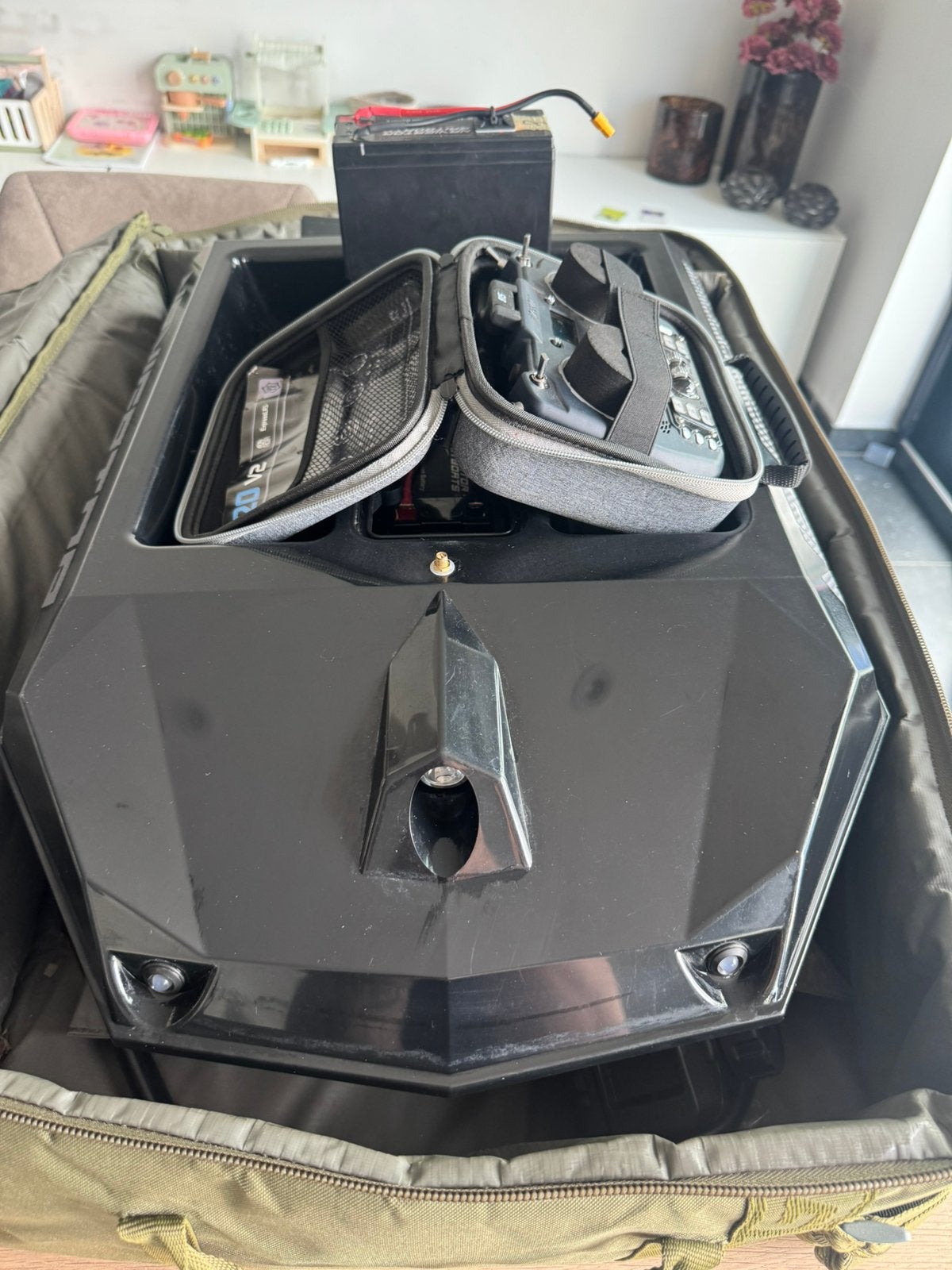 Navigator pro met Lowrance Elite FS - 7, Ophalen, Zo goed als nieuw