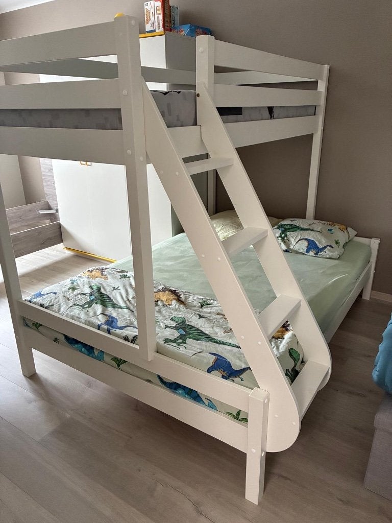 Sommier à lattes pour 3 personnes avec matelas, Maison & Meubles, Queen size, 210 cm, Comme neuf, Enlèvement