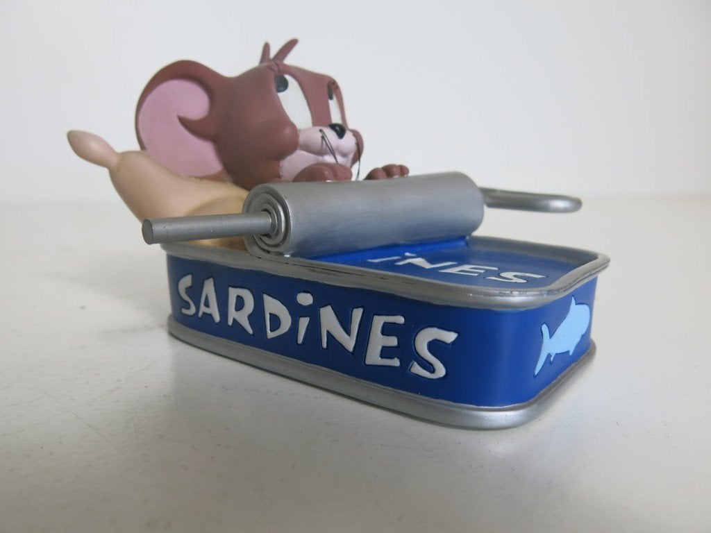 Figurine Jerry Mouse Tom et Jerry dans une boîte à sardines, Enlèvement ou Envoi, Comme neuf