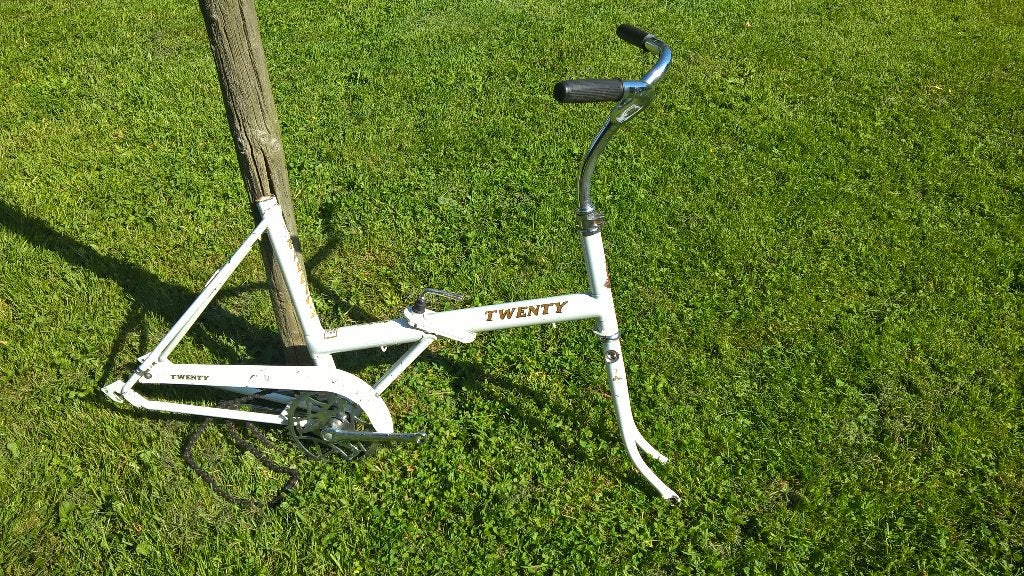 Raleigh twenty kader, Fietsen en Brommers, Ophalen, Gebruikt, Velgrem, 18 tot 20 inch