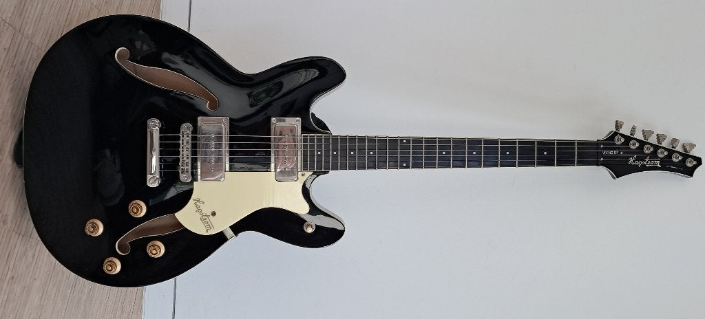 Hagstrom Viking IIP UltraLux semi-hollow gitaar, Ophalen, Zo goed als nieuw, Semi-solid body, Fender