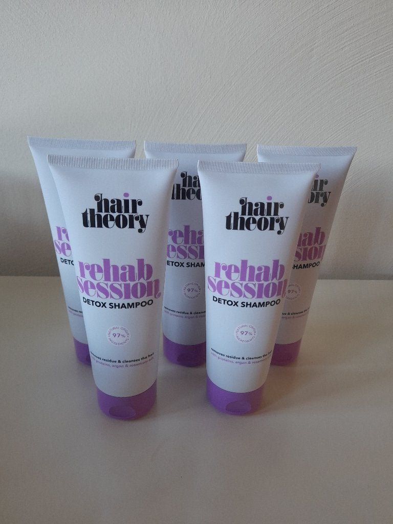 5 x Detox Shampoo - Hair Theory Rehab Session, Ophalen of Verzenden, Nieuw, Shampoo of Conditioner
