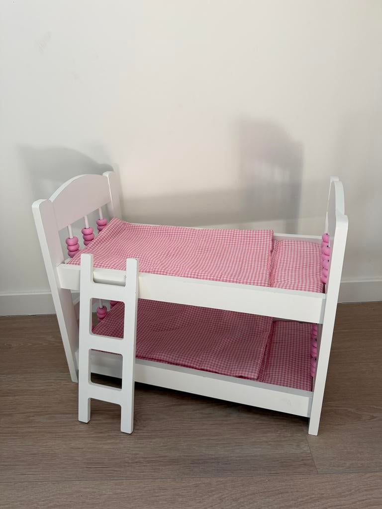 Poppenbedje - stapelbed perfecte staat, Verzamelen, Poppenhuizen en Toebehoren, Ophalen, Zo goed als nieuw