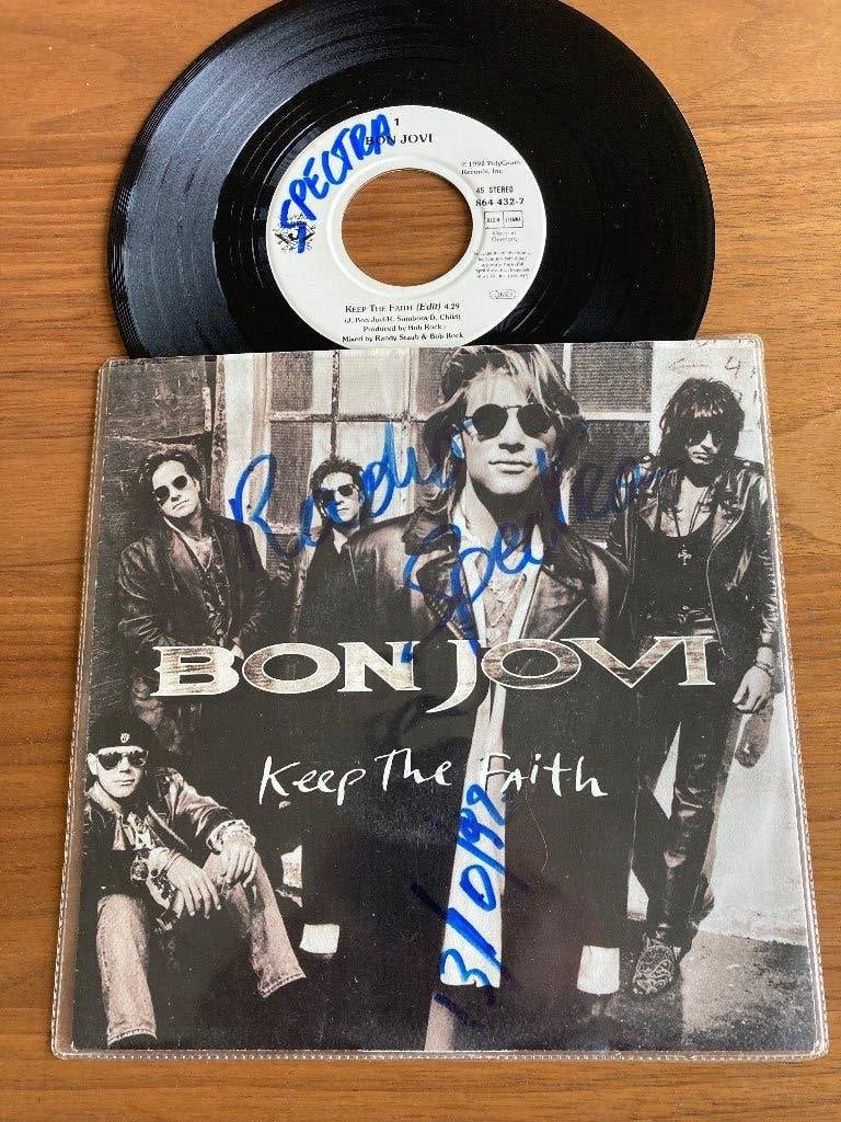 Bon Jovi – Keep The Faith, Ophalen of Verzenden, 7 inch, Rock en Metal