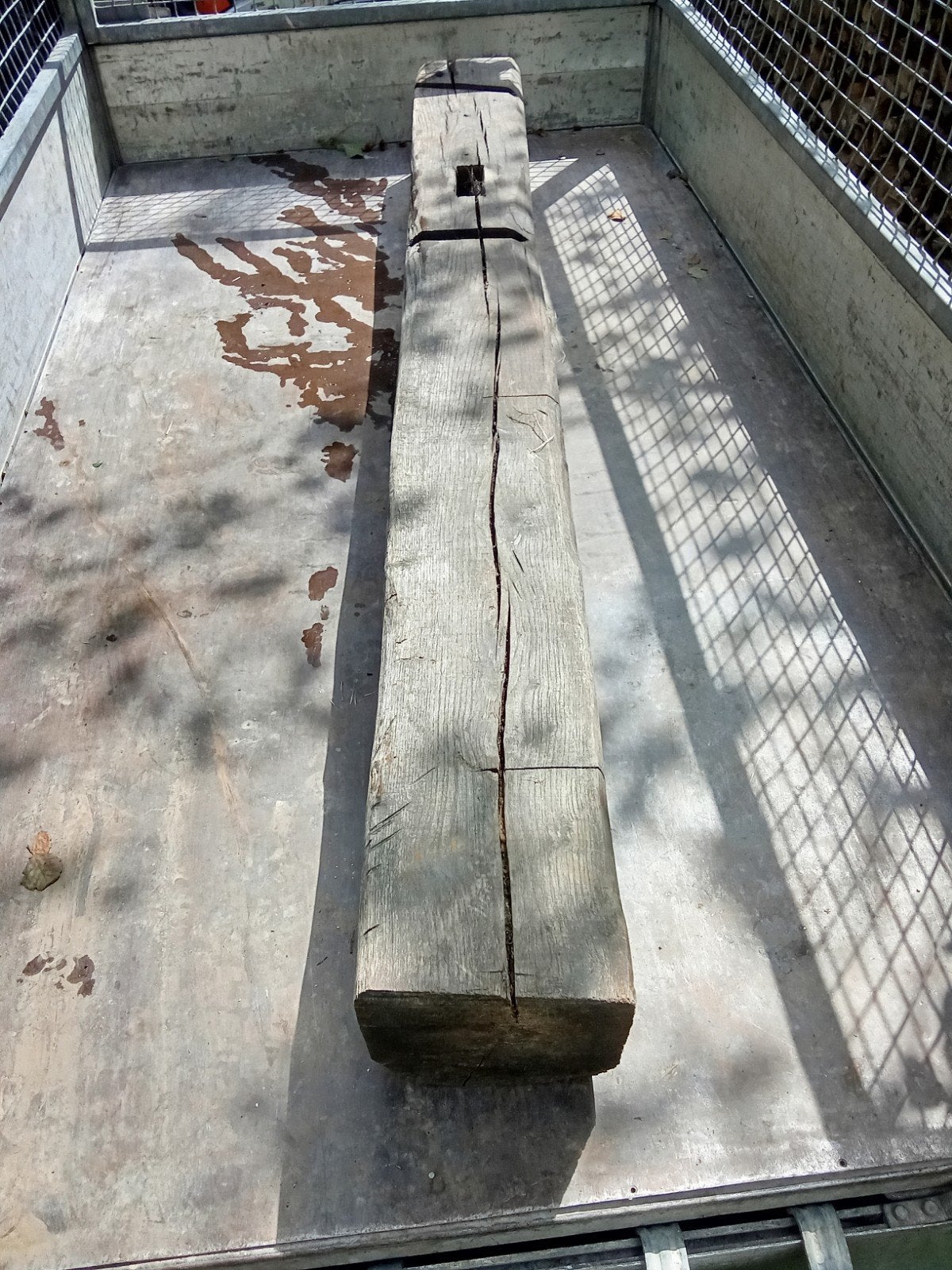 poutre en chêne, Bois dur, Enlèvement, Utilisé, 180 à 250 cm