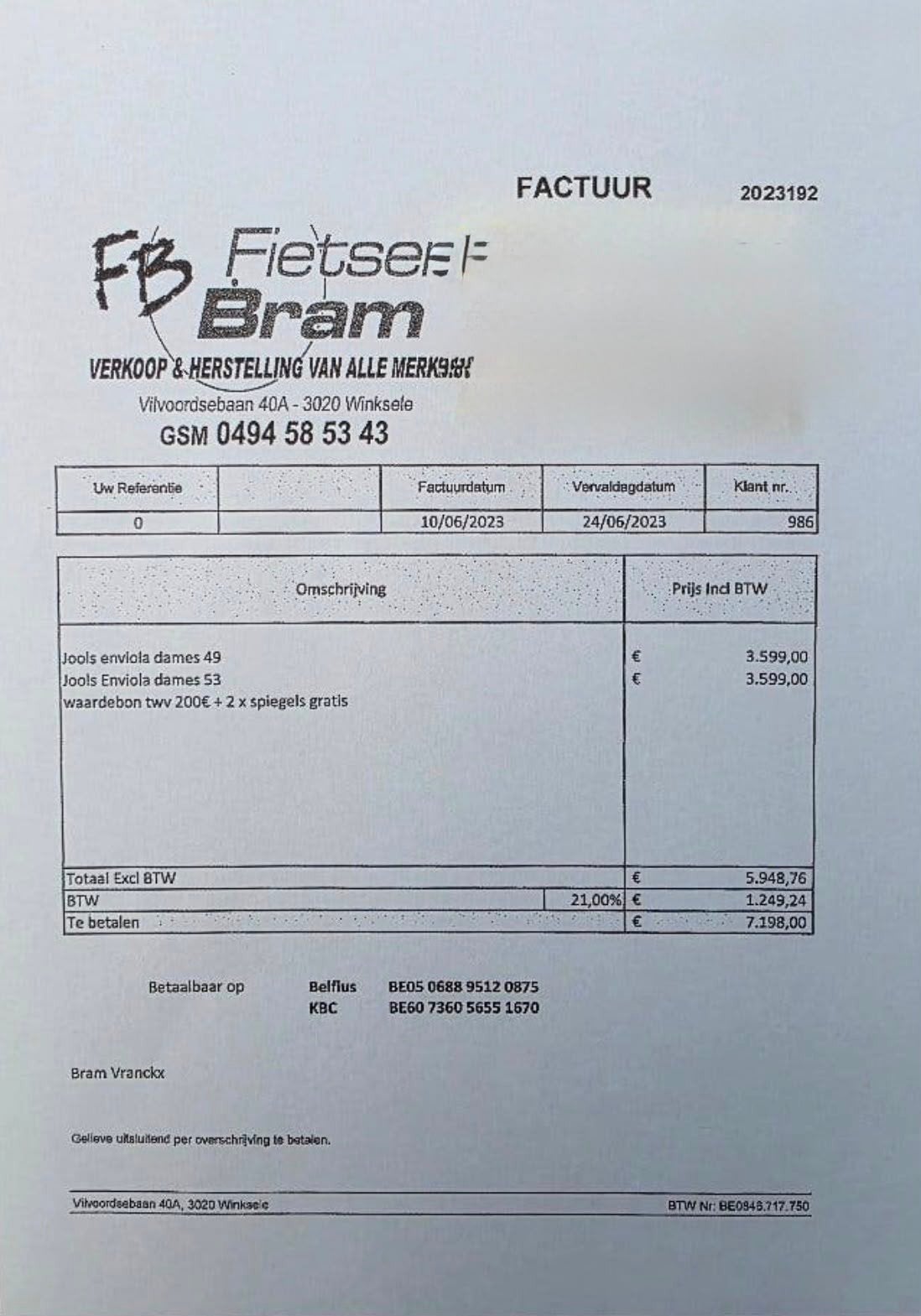 Jools zo goed als nieuw kleine 500km 3599€nieuwprijs, Fietsen en Brommers, 47 tot 51 cm, Ophalen of Verzenden, Zo goed als nieuw