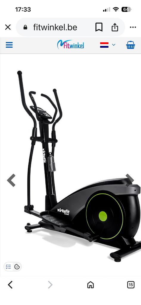 Virtufit crosstrainer iConsole total fit ergometer, Ophalen, Zo goed als nieuw, Crosstrainer