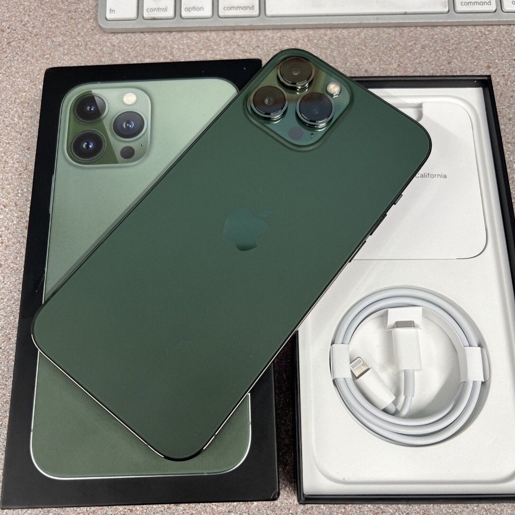 Apple iPhone 13 pro max 128 GB GROEN nieuwstaat garantie., Télécoms, Téléphonie mobile | Accessoires & Pièces, Enlèvement, Comme neuf