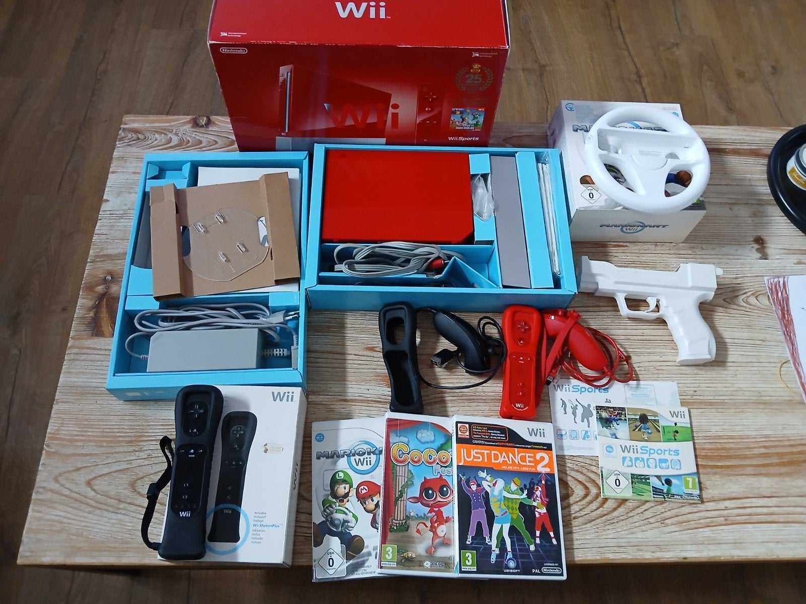 Wii Rood, Ophalen