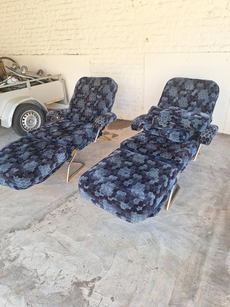 Set van 2 vintage Condor Midi Century relaxfauteuil, Antiek en Kunst, Ophalen