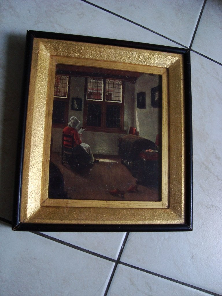 ancien cadre " intérieur hollandais", Enlèvement