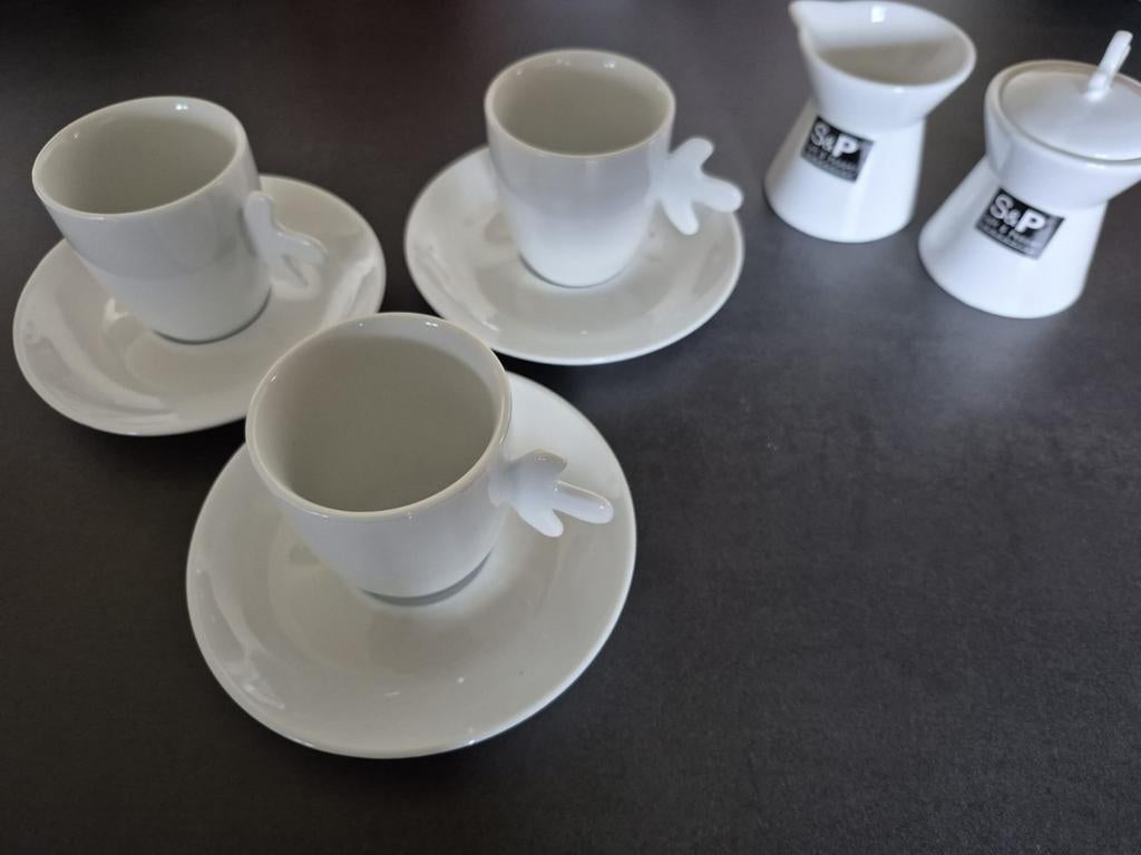 Salt & Pepper koffieset, Ophalen