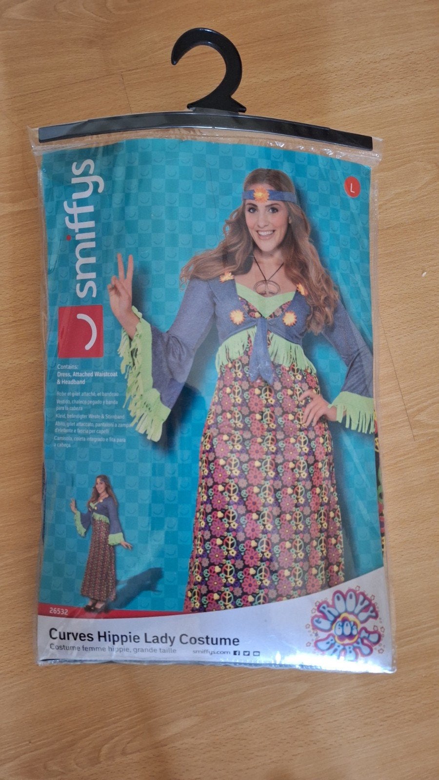 Carnavalskleed Hippie, Ophalen of Verzenden, Kleding, Gedragen, Smiffys