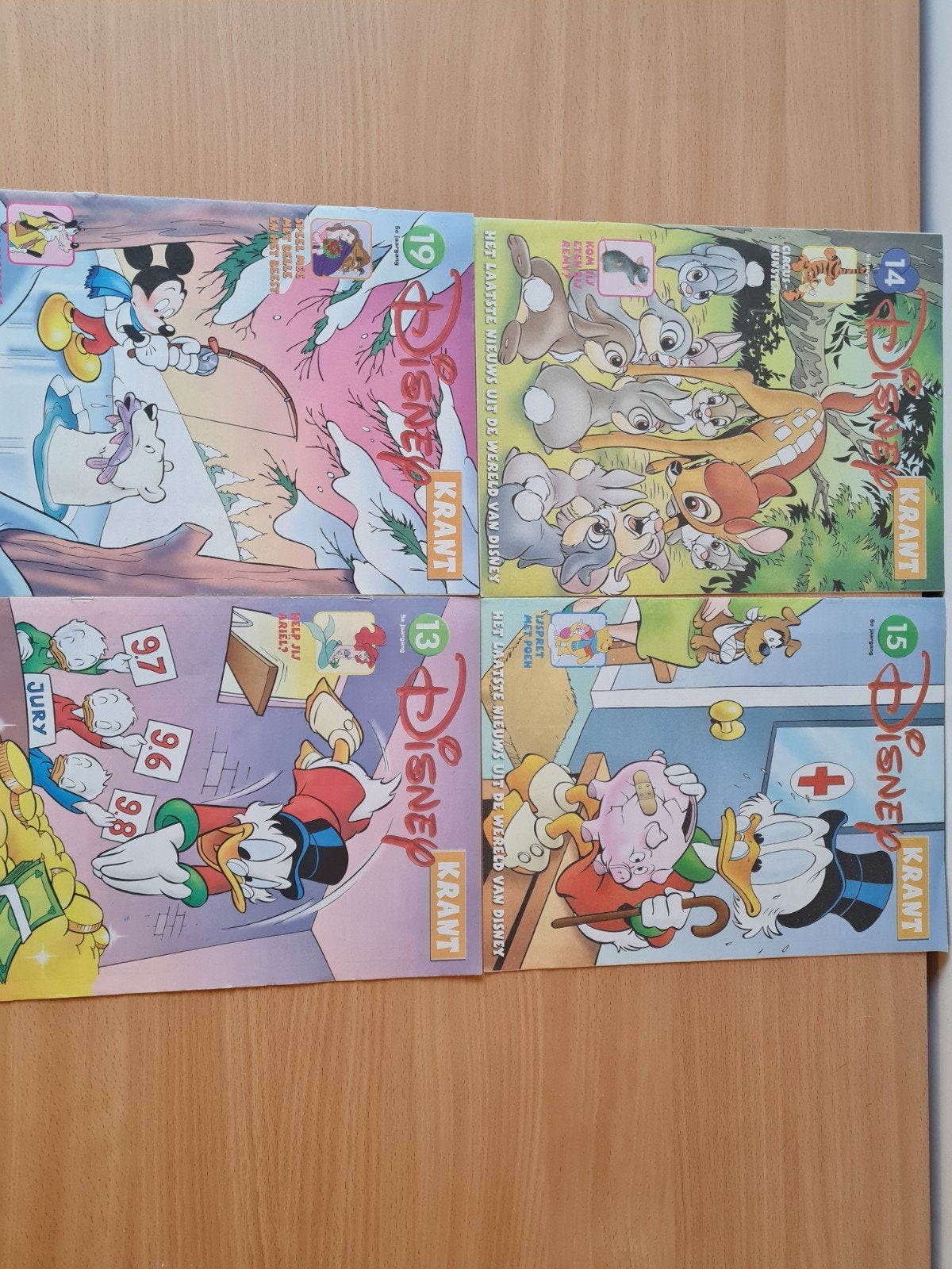 Oude Disney kranten, Ophalen of Verzenden