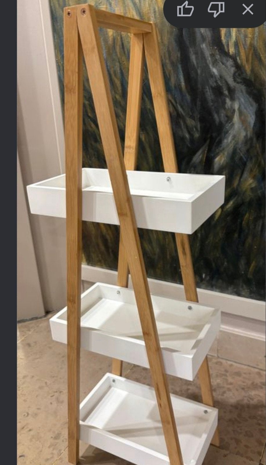 Decoratieve plank voor badkamer, Ophalen, Gebruikt