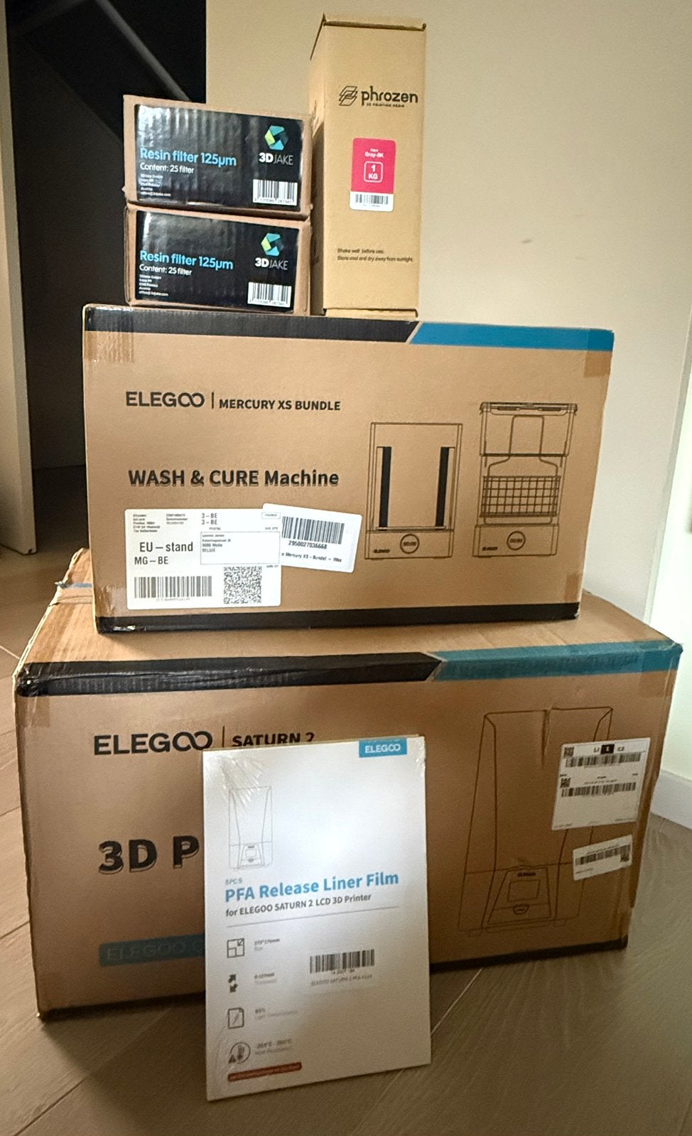 Elegoo Saturn 2 set, Informatique & Logiciels, 3D Imprimantes, Enlèvement, Neuf, Résine