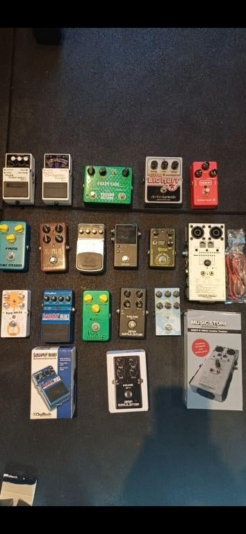 verschillende  effecten pedalen Boss, , MXR , NUX , enz ., Muziek en Instrumenten, Ophalen of Verzenden, Nieuw, Delay of Echo