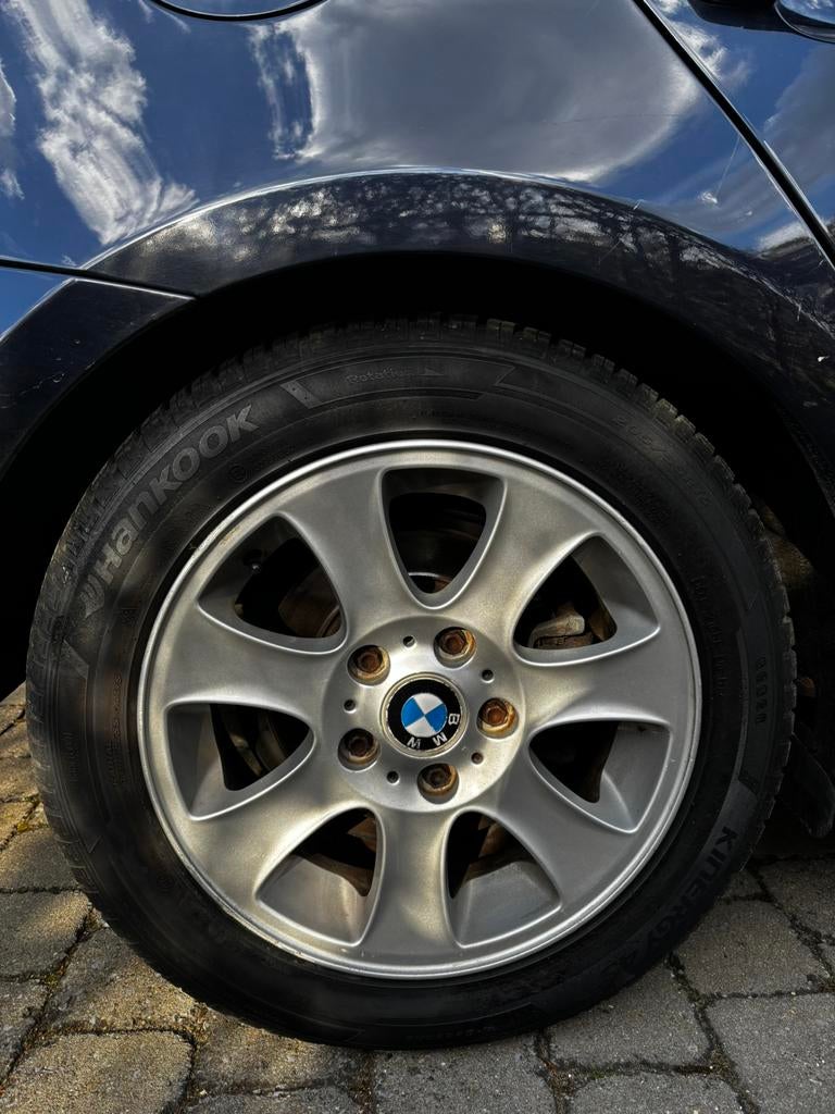 Originele bmw velgen met hankook seizoensbanden 16 inch, Neuf, Pneus et Jantes, 4 Saisons, 16 pouces