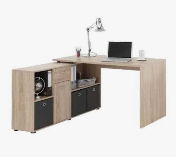 Leenbakker hoekbureau Lex, Enlèvement, Comme neuf, Bureau d'angle