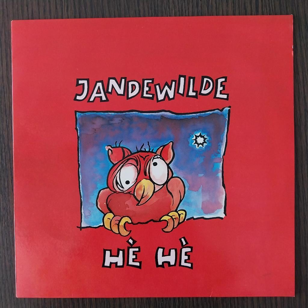 Vinylplaat Jan De Wilde - HE HE, Cd's en Dvd's, Vinyl | Nederlandstalig, Ophalen, 1990 - 1999, Zo goed als nieuw, Originele persing